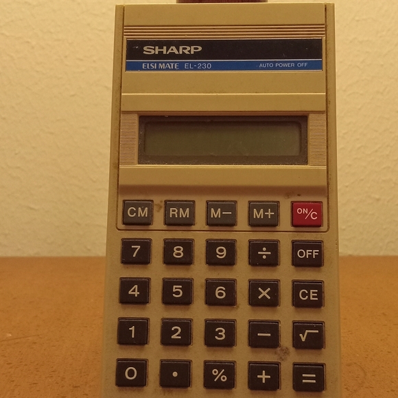 Sharp el-230 calculator - Picture 6 of 7